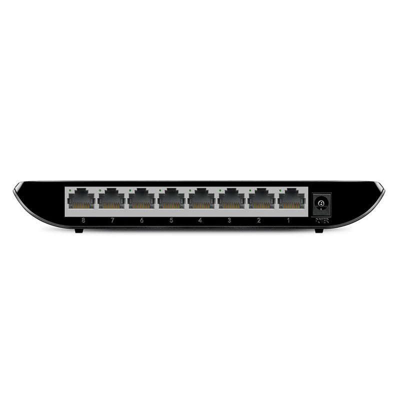 TP-LINK TL-SG1008D Switch gigabit de 8 puertos, plástico de escritorio o montaje en pared auto MDI/MDIX