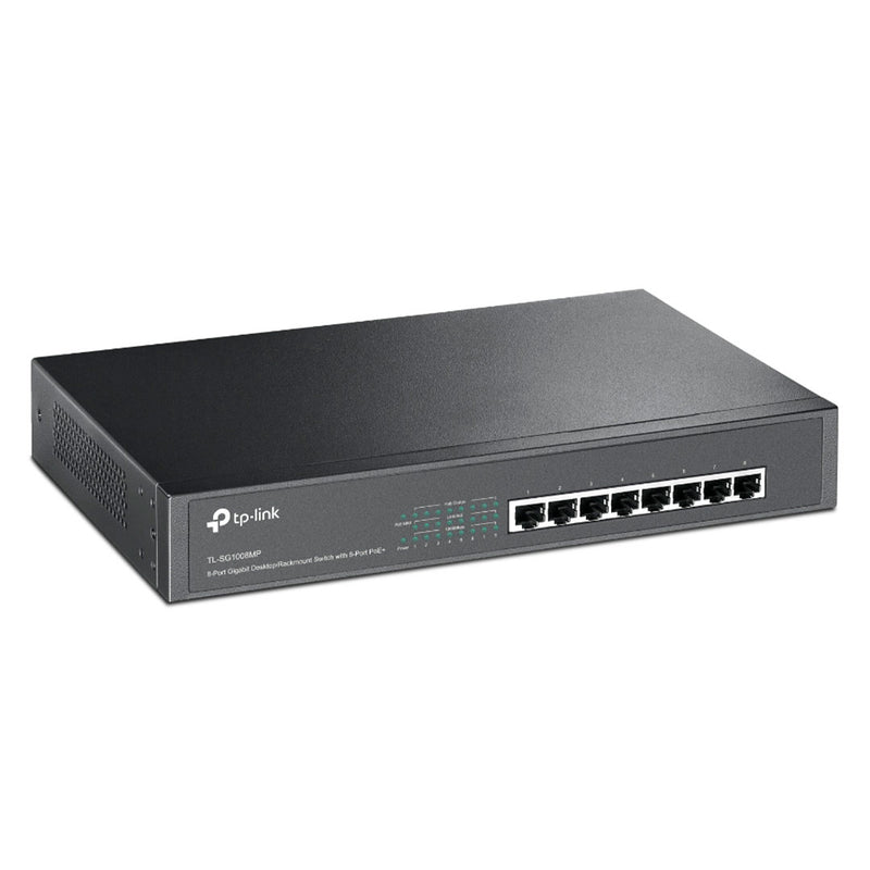 TP-LINK TL-SG1008MP Switch gigabit de 8 puertos POE+, 153W montaje en rack