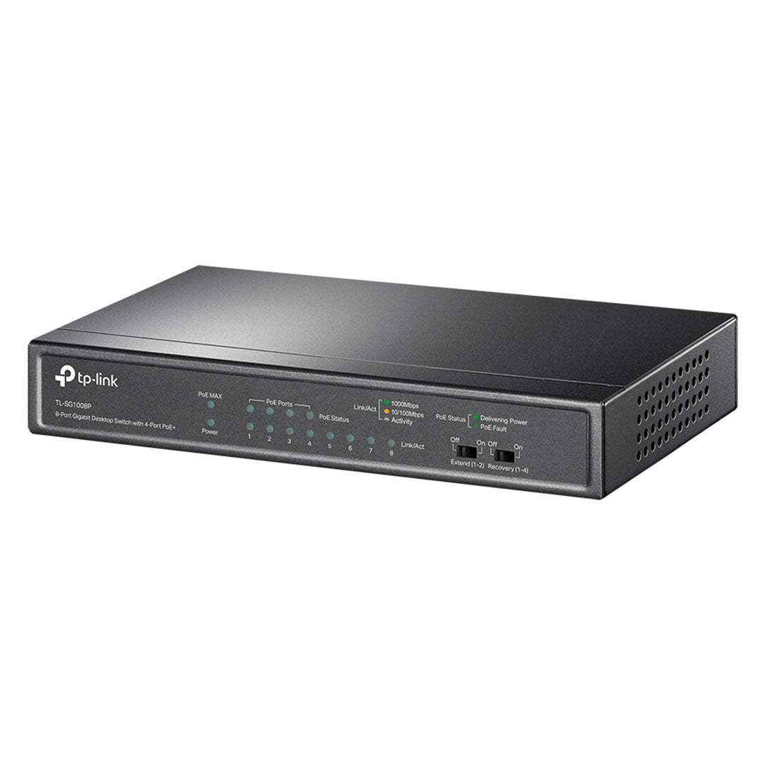 TP-LINK SG1008P Switch 8 Puertos Gigabit 4P PoE+