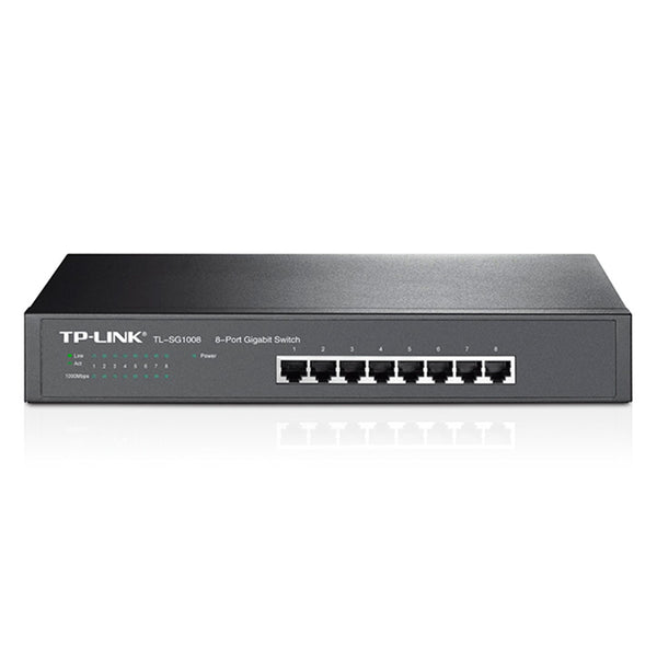 TP-LINK TL-SG1008 Switch gigabit de 8 puertos, auto MAC y MDI/MDIX