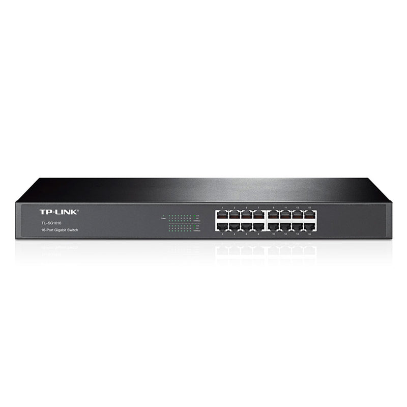 TP-LINK TL-SG1016 Switch gigabit de 16 puertos, montaje en rack 10/100/1000Mbps