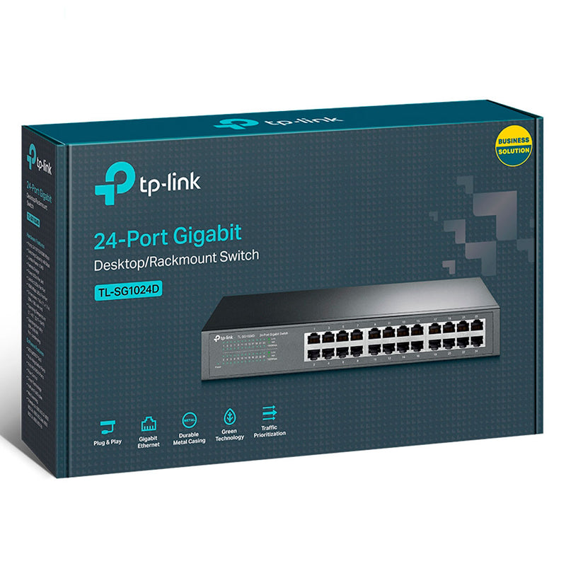 TP-LINK TL-SG1024D Switch gigabit 24 puertos montaje en rack