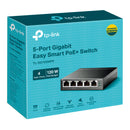 TP-LINK TL-SG105MPE Switch Gigabit Inteligente Simples de 5 Portas com PoE+ de 4 Portas