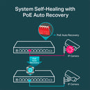 TP-LINK SG1210MP Switch 10 Puertos Gigabit 8P PoE+