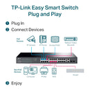 TP-LINK SG1428PE Switch Smart Easy Gigabit 24 Puertos PoE