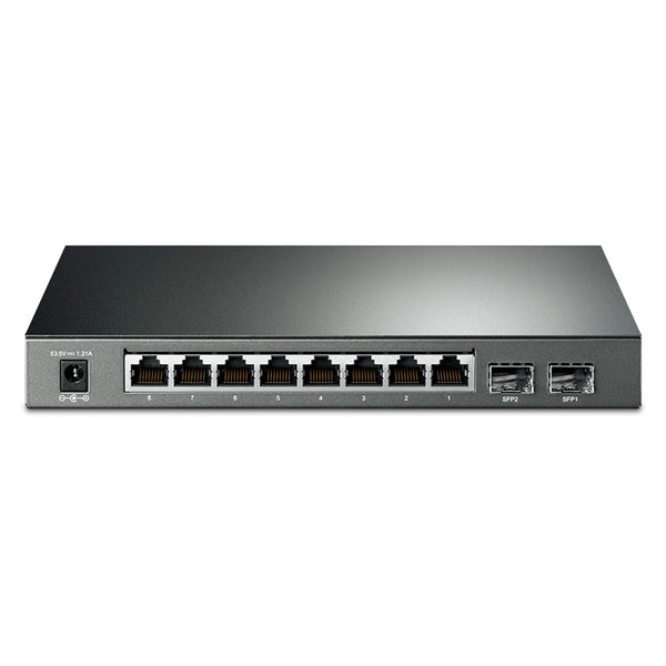 TP-LINK TL-SG2210P Switch inteligente gigabit de 10 puertos con 8 puertos POE+ 61W 10/100/1000Mbps OMADA funciones L2 y L2+