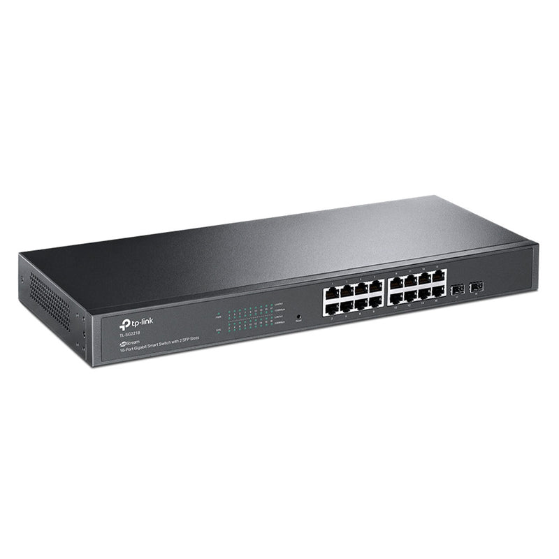 TP-LINK SG2218 Switch inteligente gigabit de 16 puertos 10/100/1000Mbps 2 ranuras SFP