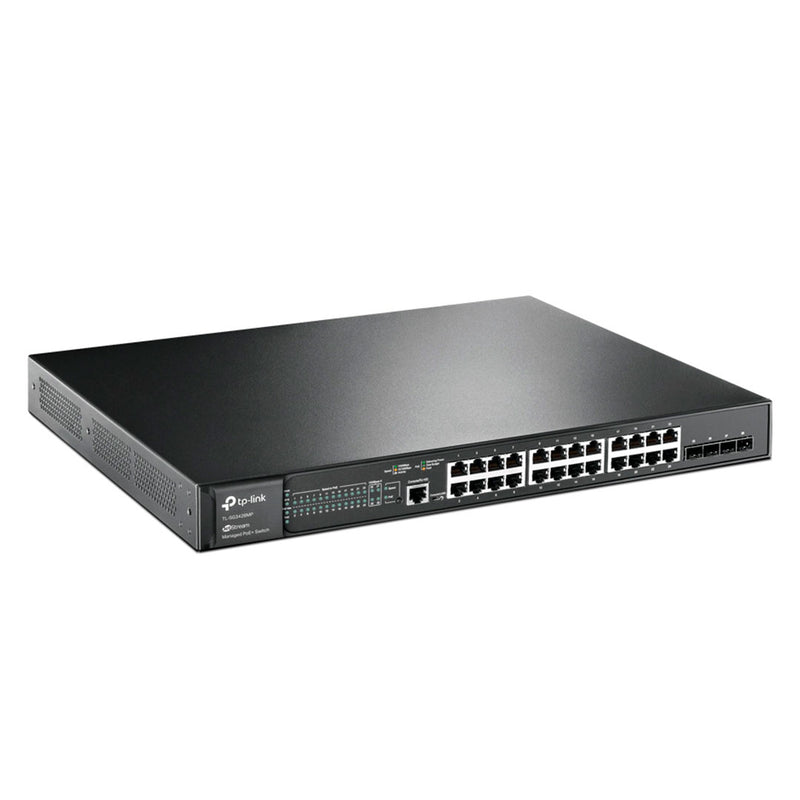 TP-LINK TL-SG3428MP Switch administrable L2 gigabit de 28 puertos con 4 puertos POE+, 384W OMADA