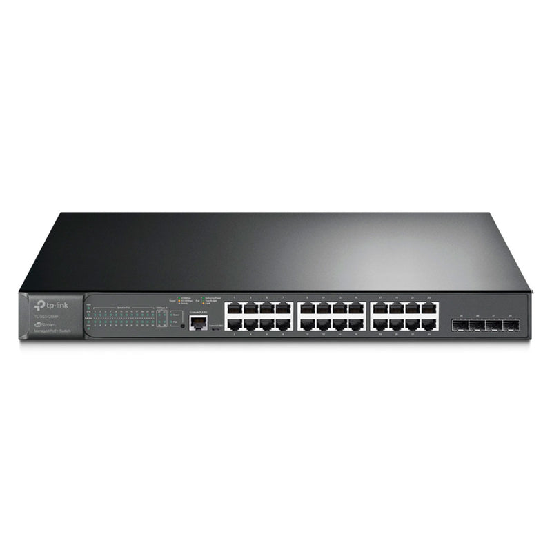 TP-LINK TL-SG3428MP Switch administrable L2 gigabit de 28 puertos con 4 puertos POE+, 384W OMADA