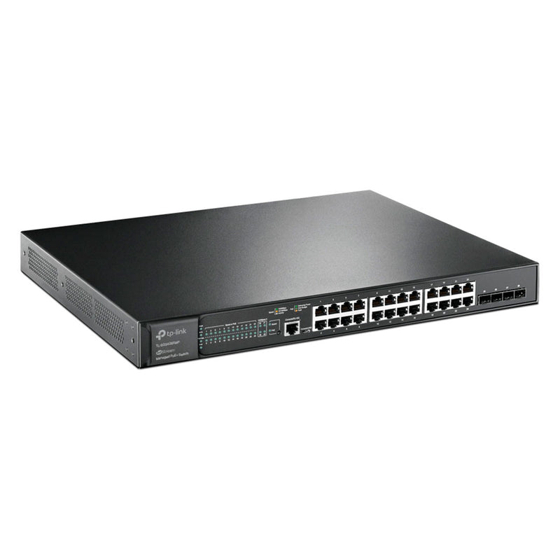 TP-LINK TL-SG3428XMP Switch administrable L2+ gigabit de 24 puertos POE+, 4 puertos 10GE SFP+ 384 W OMADA