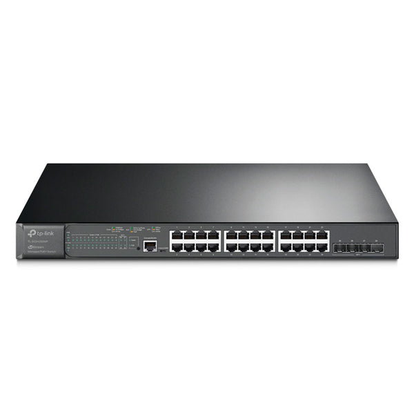 TP-LINK TL-SG3428XMP Switch administrable L2+ gigabit de 24 puertos POE+ 4 puertos 10GE SFP+ 384 W OMADA