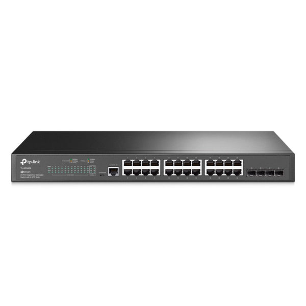 TP-LINK TL-SG3428 Switch administrable L2 gigabit de 24 puertos, 4 puertos SFP OMADA