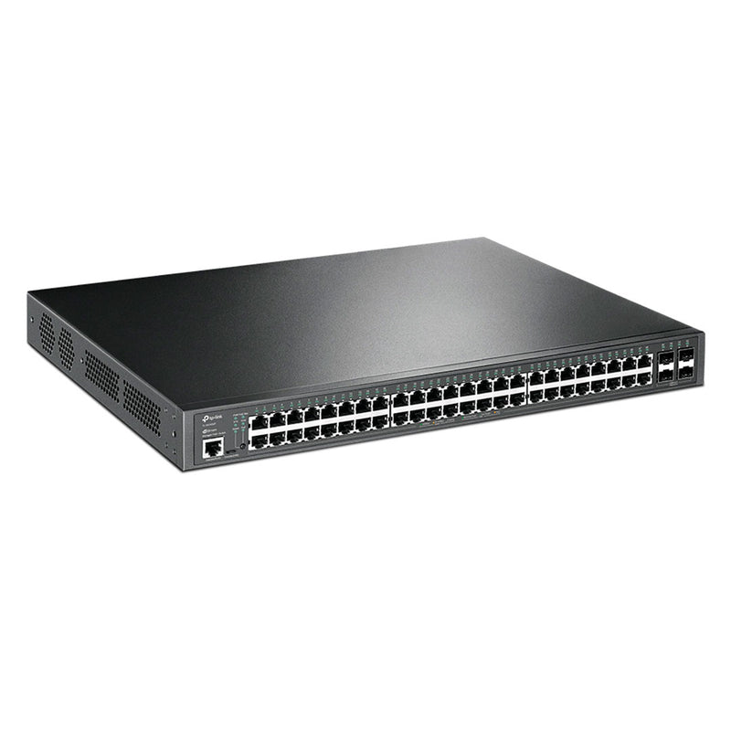 TP-LINK TL-SG3452P Switch administrable L2+ gigabit de 52 puertos con 48 puertos POE+, 10/100/1000Mbps 384W OMADA