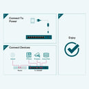TP-LINK TL-SG608P Switch de Escritorio, 8 Puertos RJ45 Gigabit