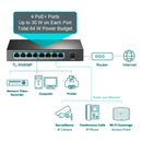 TP-LINK TL-SG608P Switch de Escritorio, 8 Puertos RJ45 Gigabit