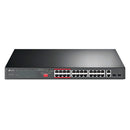 TP-LINK TL-SL1226P Non-Manageable Gigabit PoE+ Switch with 24 ports at 10/100 Mbps + 2 ports