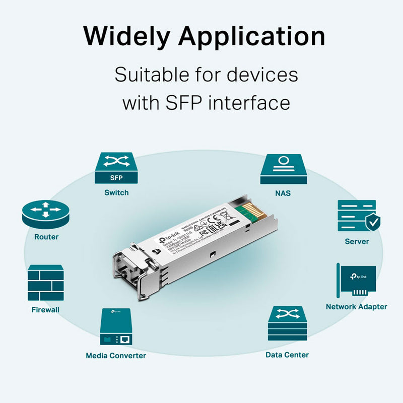 TP-LINK TL-SM311LS Módulo transceptor SFP MiniGBIC LC monomodo 20km