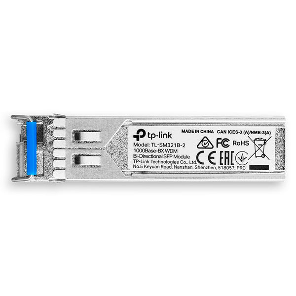 TP-LINK TL-SM321B-2 Módulo transceptor SFP LC SIMPLEX bidireccional WDM 1.25GB 1000BASE-BX monomodo 2km