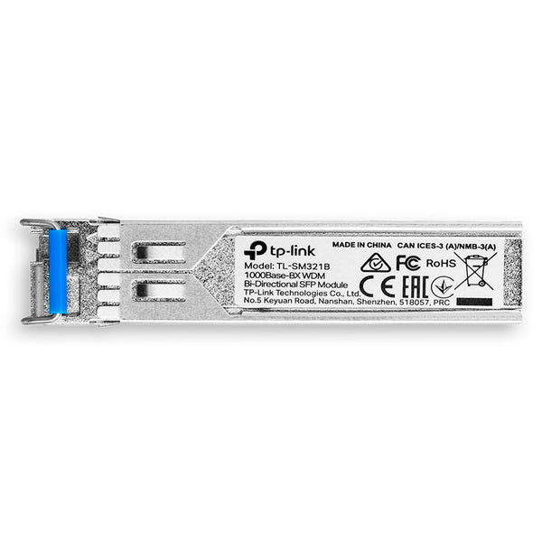 TP-LINK TL-SM321B Módulo transceptor SFP LC SIMPLEX bidireccional WDM 1.25GB 1000BASE-BX monomodo 20km