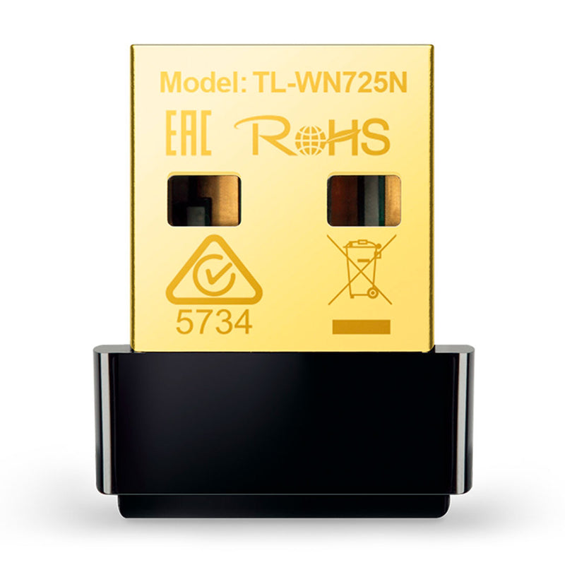 TP-LINK TL-WN725N Adaptador USB nano inalámbrico WIFI 4 2.4Ghz 150Mbps