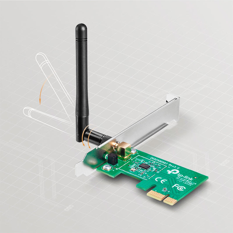 TP-LINK TL-WN781ND Adaptador inalámbrico PCIe 2.4Ghz 150Mbps 2dBi