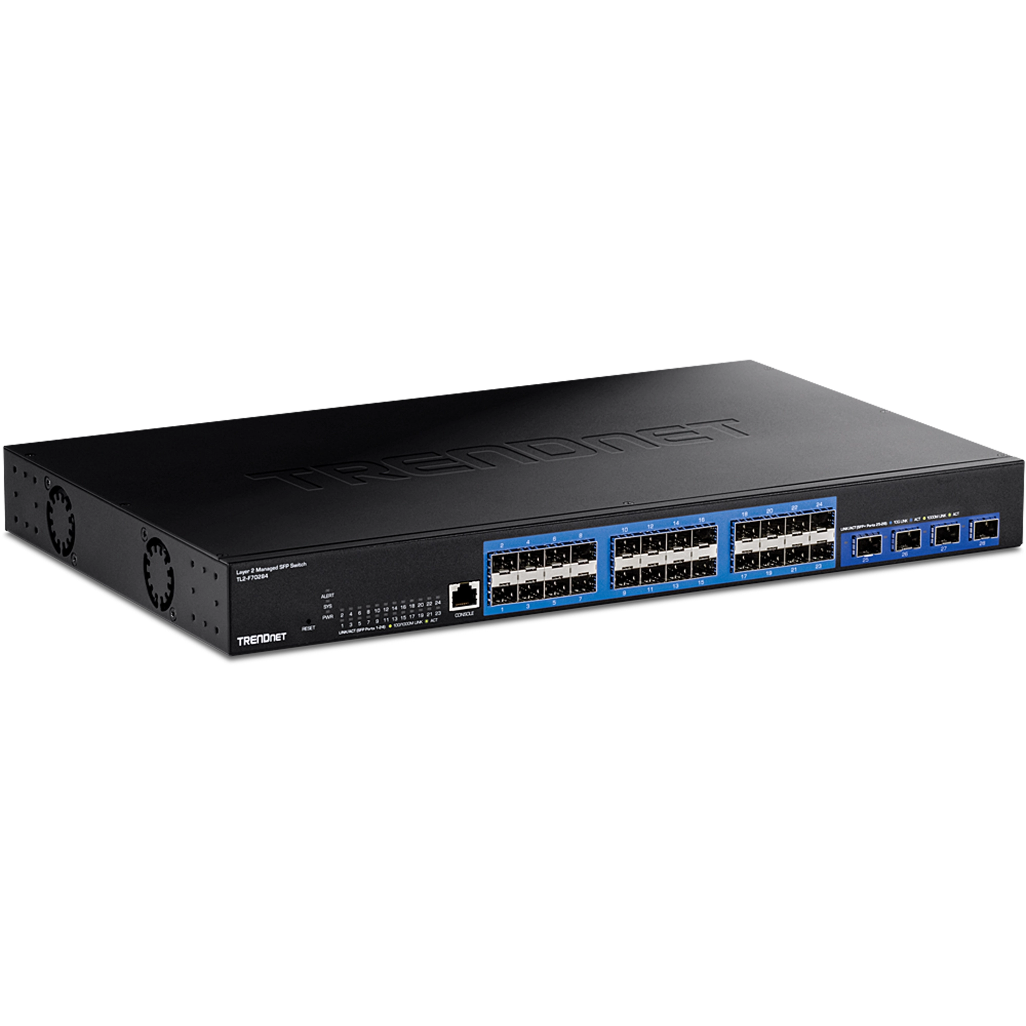 TRENDNET TL2-F70284 Switch 28 Puertos SFP Administrado Capa 2