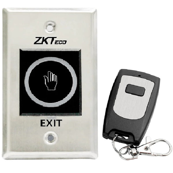 ZKTECO TLEB102-R, Botón de Salida Sin Contacto No Touch con control remoto
