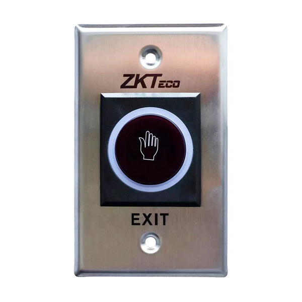 ZKTECO TLEB102-R, Botón de Salida Sin Contacto No Touch con control remoto. Cotizar caja pase