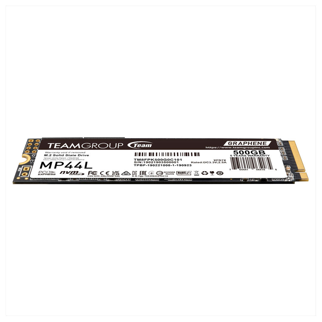 TEAMGROUP MP44L Unidad de Estado Sólido SSD 500GB M.2 NVMe