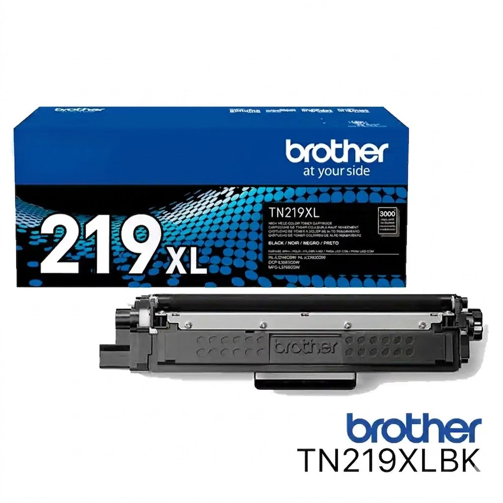 BROTHER TN219XLBK Toner Color Negro con Rendimiento de 3000 Paginas