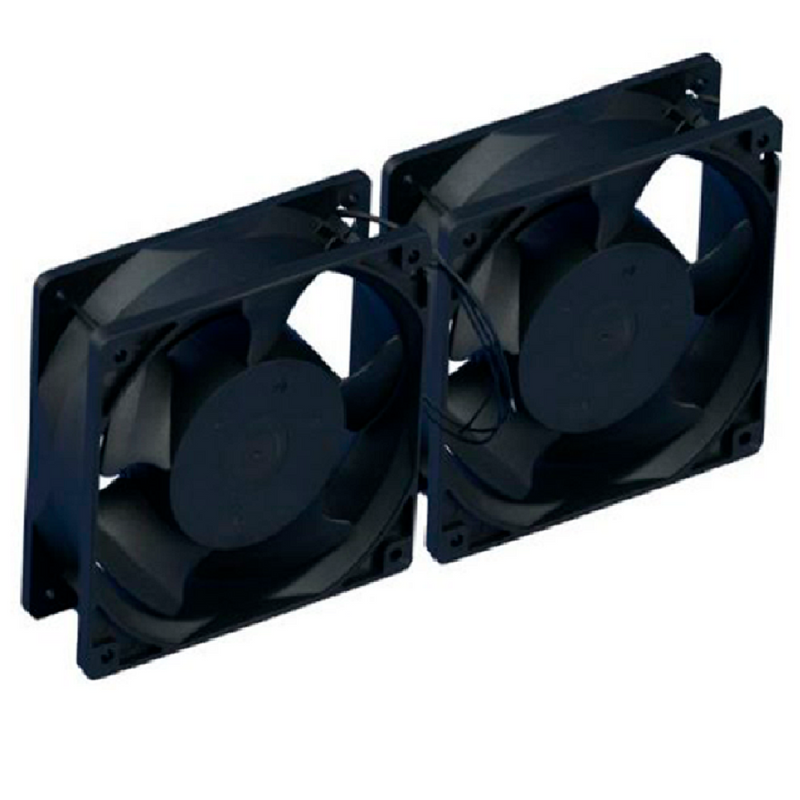 TOTEN SA.3302.0201, Kit de 2 Ventiladores para Gabinete de Pared