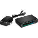 TRENDNET TPE-TG52 - Switch Gigabit PoE de 5 portas e 31 W