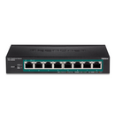 TRENDNET TPE-TG82ES - Switch EdgeSmart PoE de 8 portas Gigabit 61 W