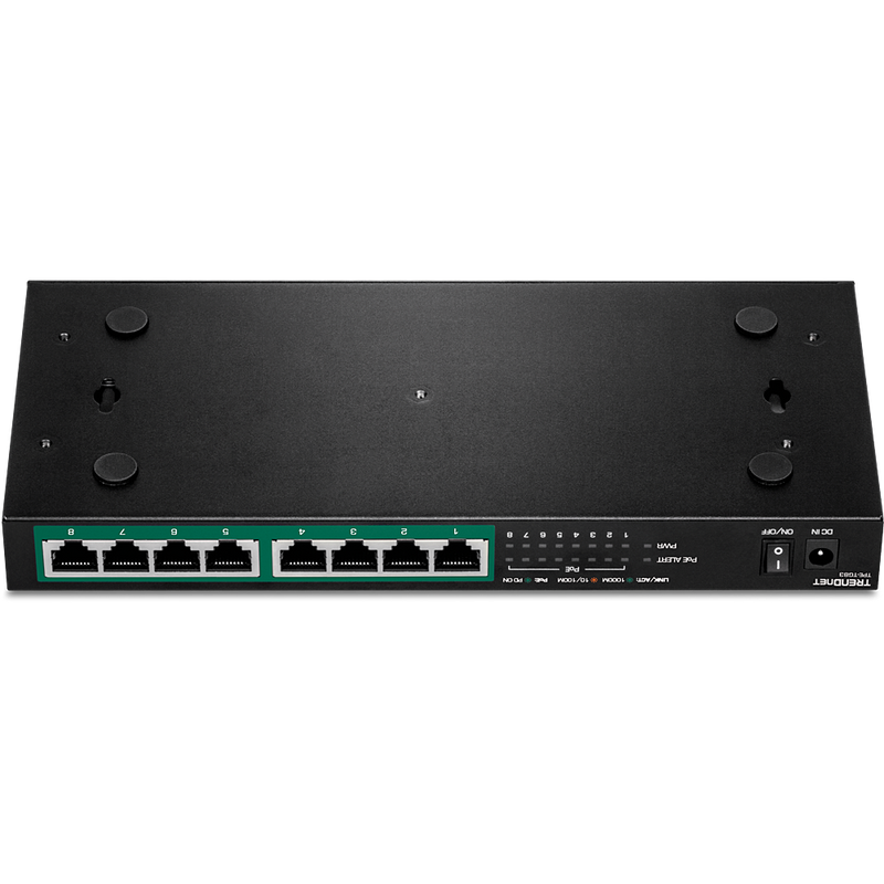 TRENDNET TPE-TG83 - Switch Gigabit PoE GREENnet de 8 portas e 105 W