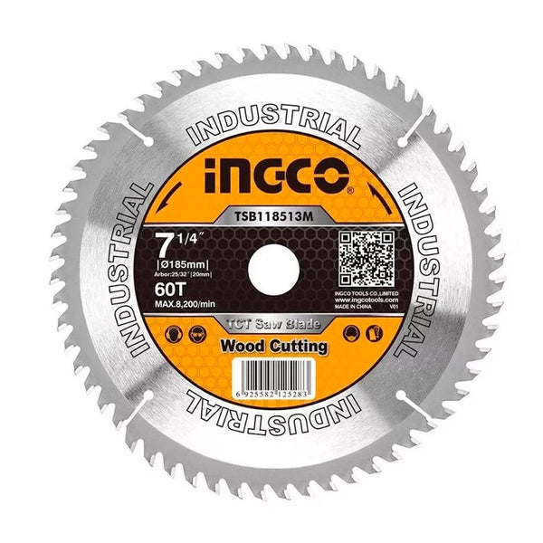 INGCO TSB118513 Disco de corte para madera 7" 60T