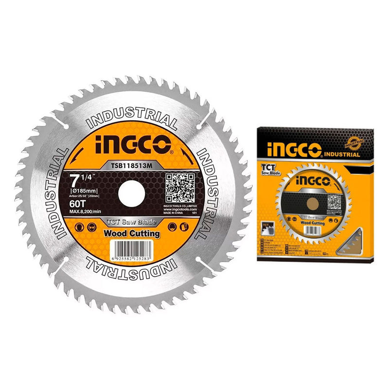 INGCO TSB118513 Disco de corte para madera 7" 60T