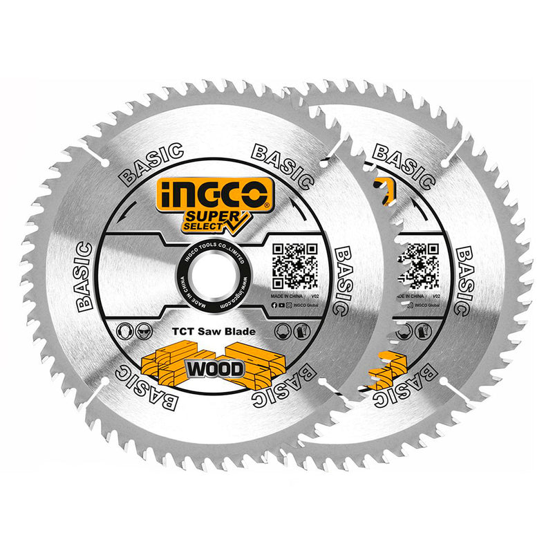 INGCO TSB1235252 Disco de corte madera 235mm (9 1/4") 40T, 2 piezas