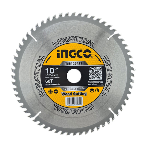 INGCO TSB125423 Disco de corte para madera 10" 60T