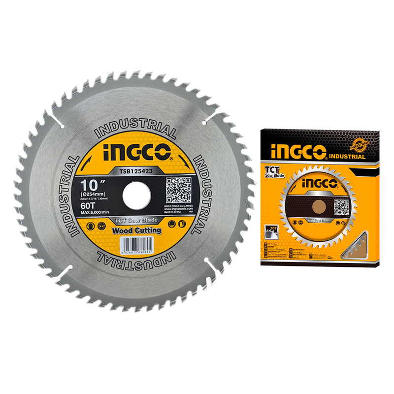 INGCO TSB125423 Disco de corte para madera 10" 60T