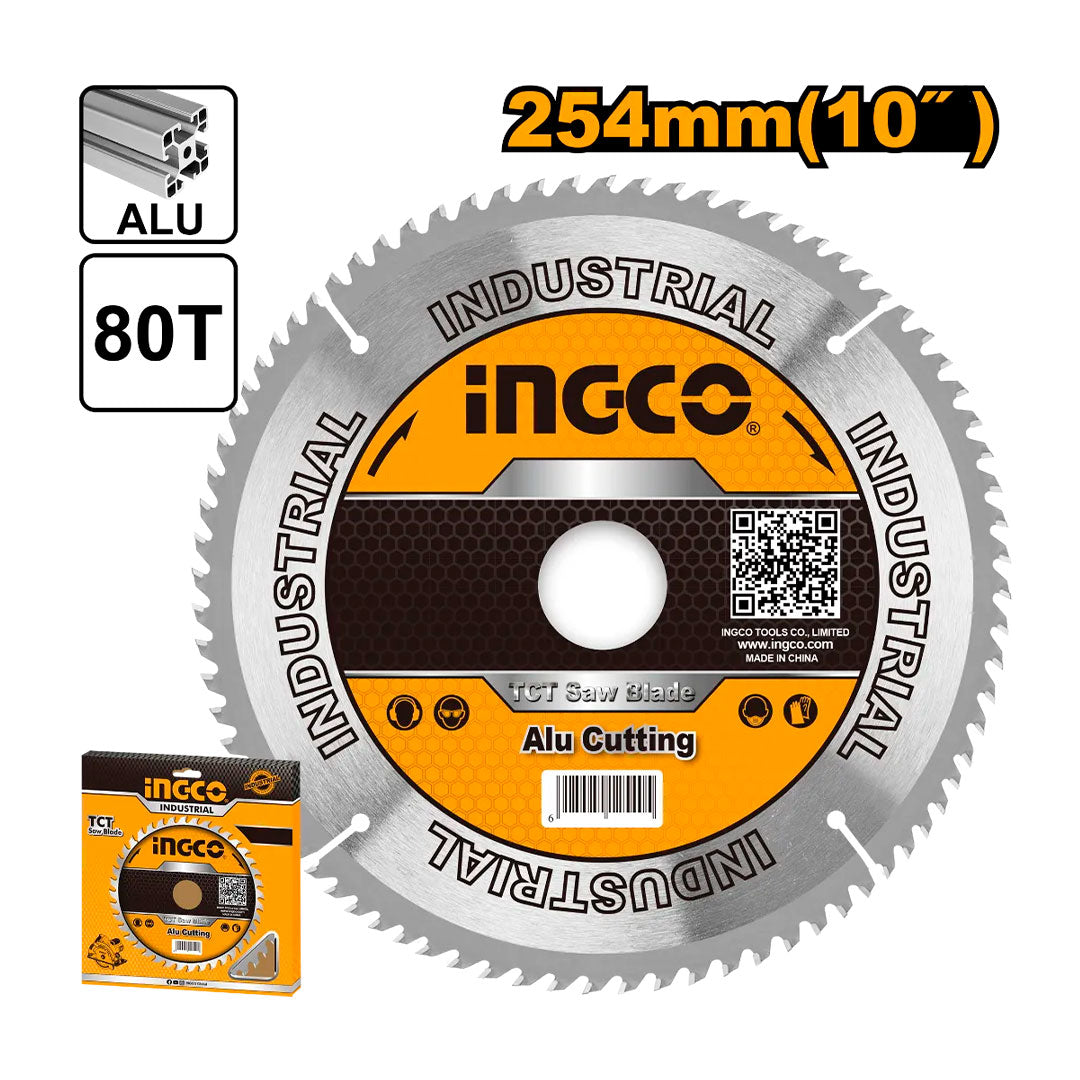 INGCO TSB325428 Hoja de sierra TCT para aluminio 80T