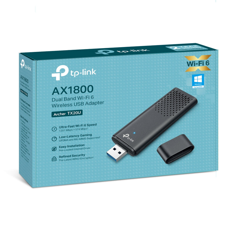 TP-LINK ARCHER TX20U, AX1800 Adaptador Inalámbrico USB