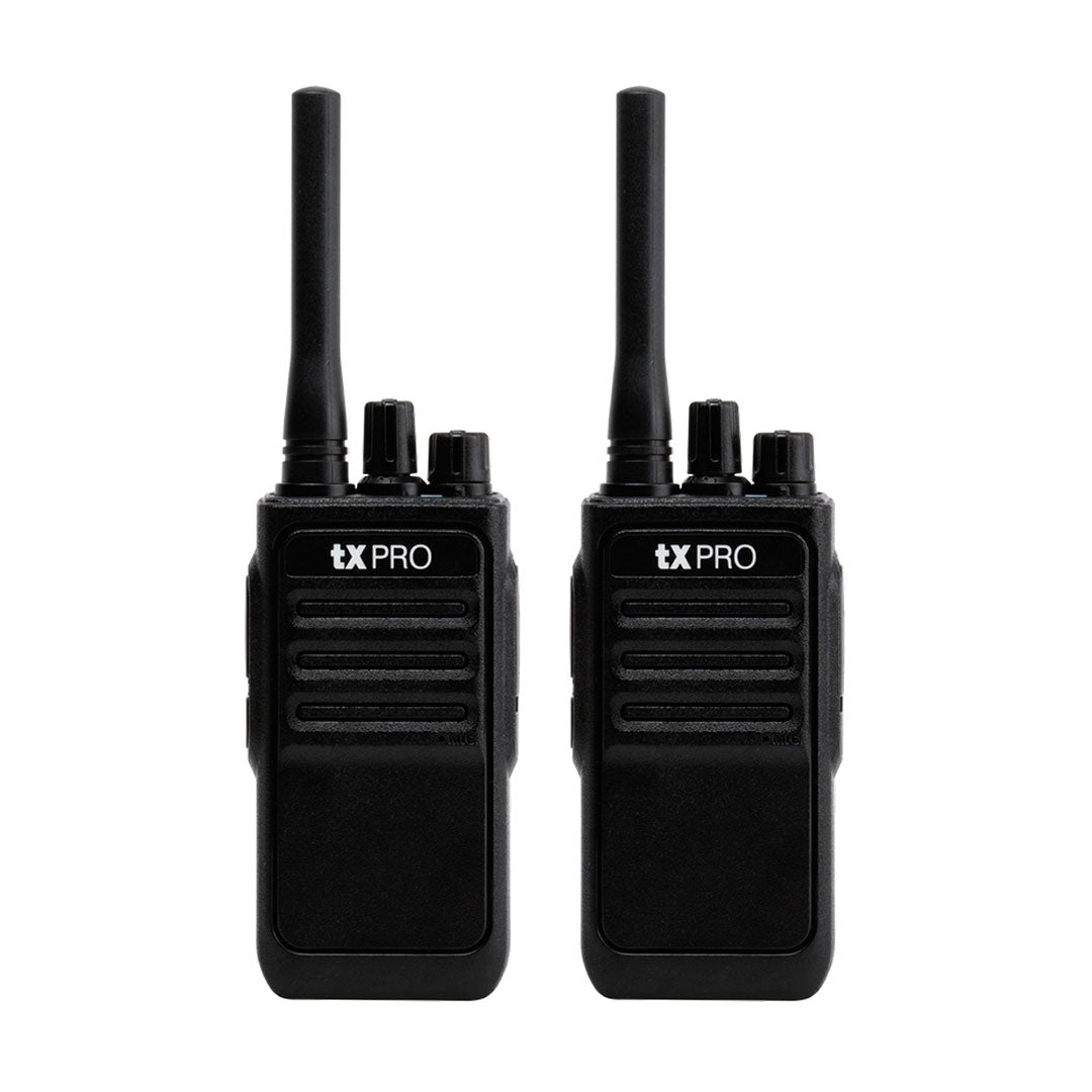 TXPRO TX320 Kit UHF Pack de 2 Radios Portátiles
