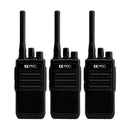 TXPRO TX320 PACK 3 Radio portátil profesional UHF 16 canales programables
