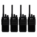 TXPRO TX320 PACK 4 Radio portátil profesional UHF 16 canales programables