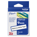 BROTHER 1802010009 Cinta STD Blanco 9mm (TZE-221)