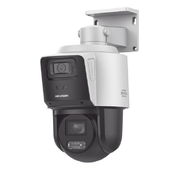 HIKVISION DS-2SE3C404MWG-E/12 Cámara de seguridad IP 2MP PTZ 360º lente dual 4x y 2.8mm IR40 Darkfigter TandemVu Acusense