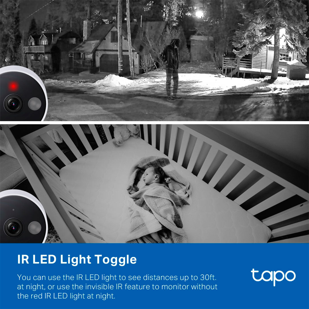 TP-LINK TAPO C120 Cámara de seguridad WIFI 4MP Focos duales