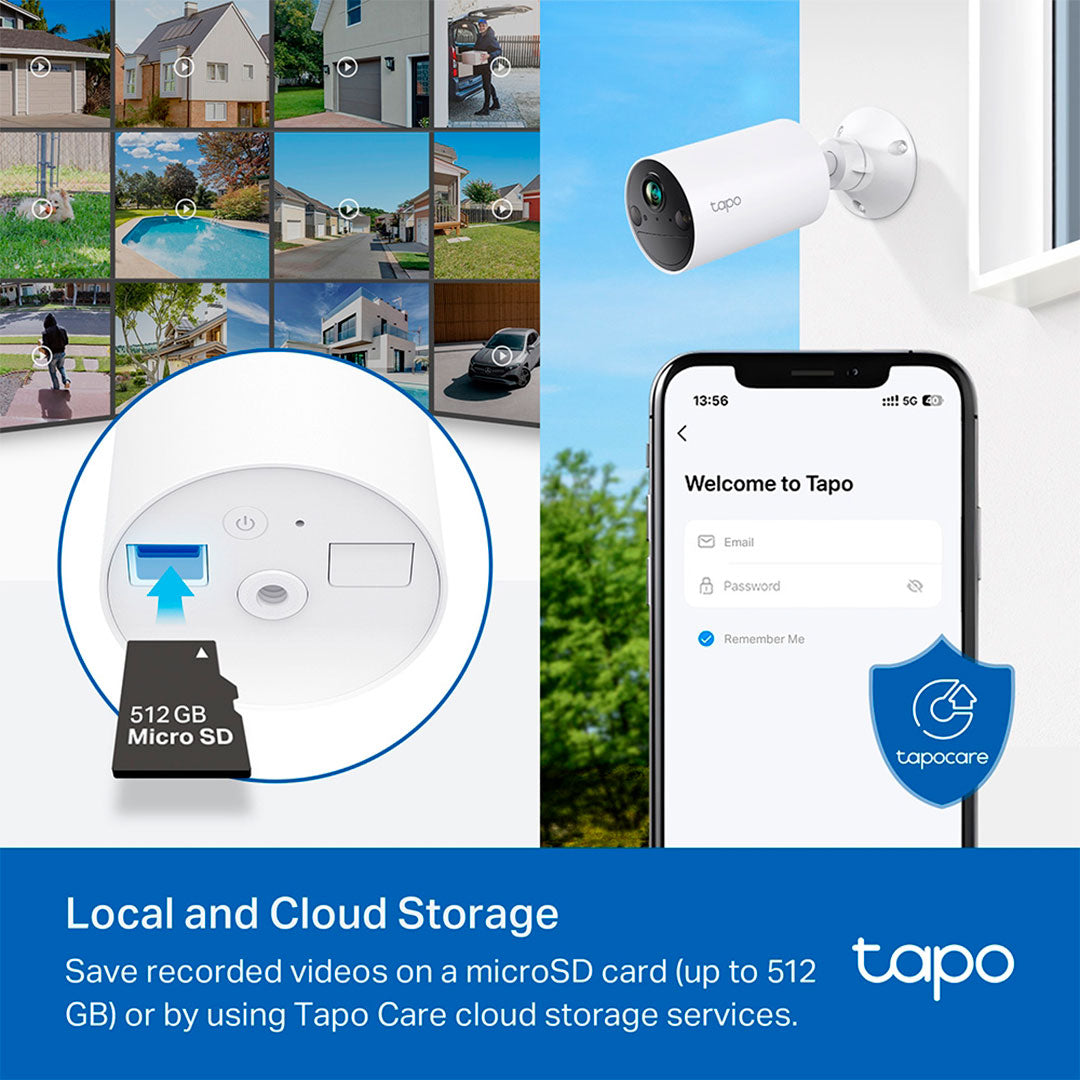 TP-LINK Tapo C410 2-Pack Cámara de Seguridad, WIFI 3MP Smart