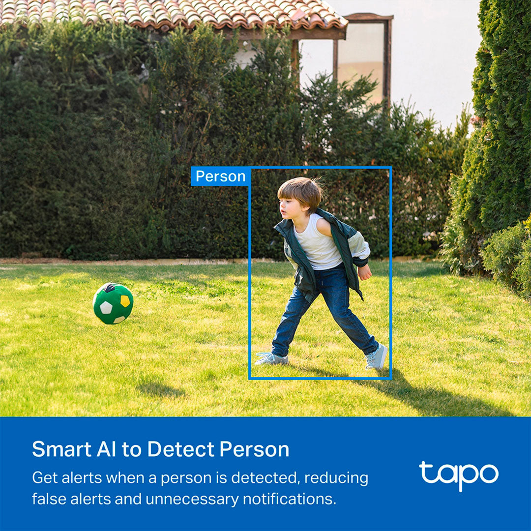 TP-LINK Tapo C410 Cámara de Seguridad, WIFI 3MP 2K Smart