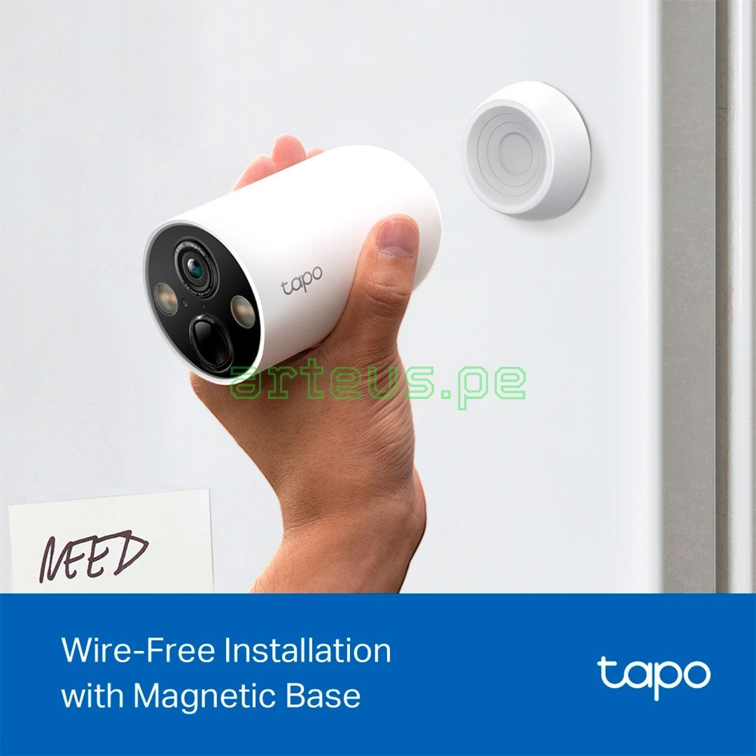 TP-LINK Tapo C425 2-Pack Cámaras WIFI 4MP Batería